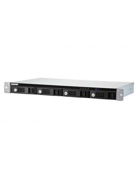 QNAP TR-004U contenitore di unità di archiviazione Box esterno HDD/SSD Nero, Grigio 2.5/3.5"