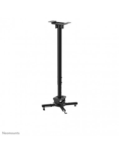 Neomounts CL25-550BL1 Supporto a soffitto beamer - alt. 74,5-114,5 cm - montaggio facile - mobilità completa