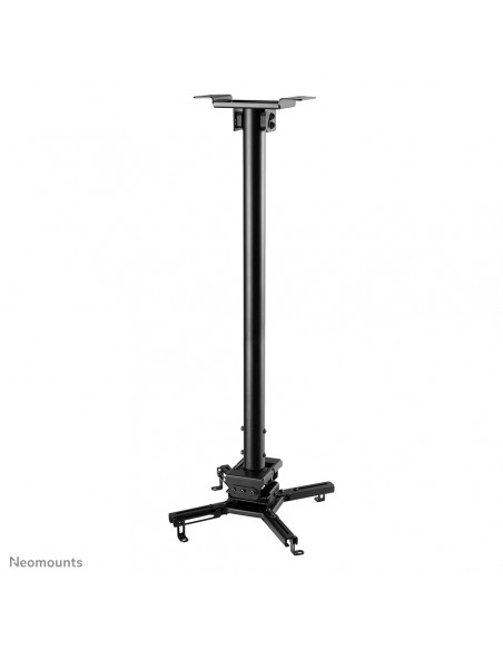 Neomounts CL25-550BL1 Supporto a soffitto beamer - alt. 74,5-114,5 cm - montaggio facile - mobilità completa