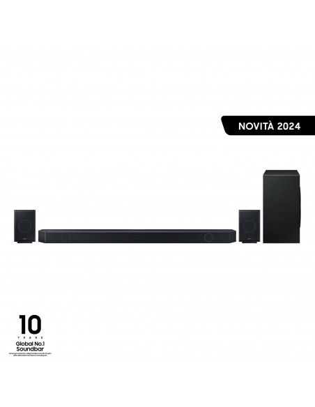 Samsung Soundbar HW-Q990D/ZF Serie Q, 22 Speaker, Wireless Dolby Atmos, Audio a 11.1.4 Canali, Q-Simphony, Alexa integrato e com