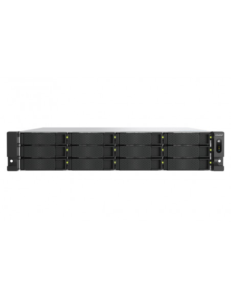 QNAP TS-H1277AXU-RP NAS Armadio (2U) AMD Ryzen™ 5 16 GB DDR5 168 TB HDD QuTS hero Nero