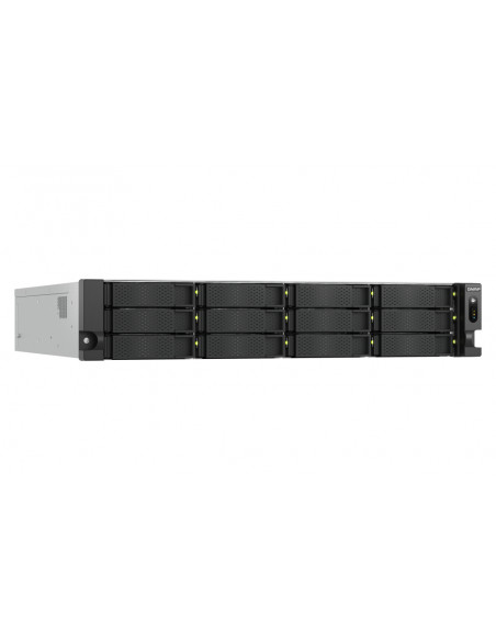 QNAP TS-H1277AXU-RP NAS Armadio (2U) AMD Ryzen™ 5 16 GB DDR5 168 TB HDD QuTS hero Nero