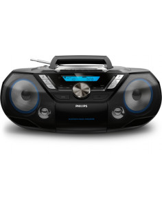 Philips AZB798T/12 impianto stereo portatile Analogico e digitale 12 W DAB, DAB+, FM Nero Riproduzione MP3 2