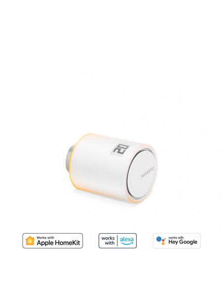 Netatmo Valvola Termostatica Intelligente Aggiuntiva per il Termostato Intelligente e per il Kit di base per riscaldamento centr