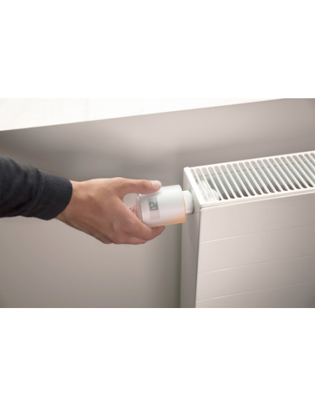Netatmo Valvola Termostatica Intelligente Aggiuntiva per il Termostato Intelligente e per il Kit di base per riscaldamento centr