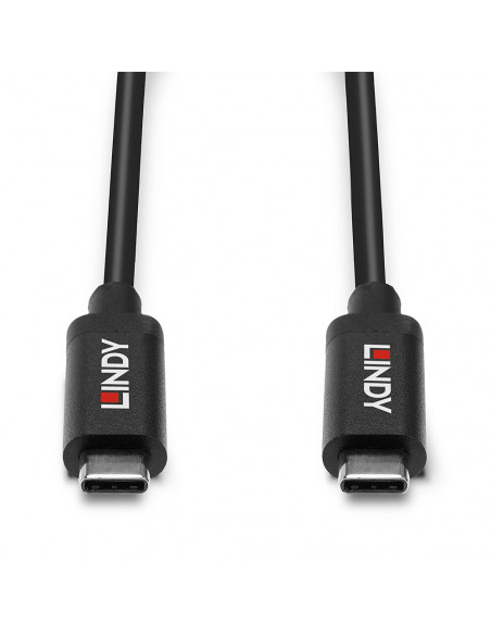 Lindy 43348 cavo USB USB 3.2 Gen 2 (3.1 Gen 2) 3 m USB C Nero