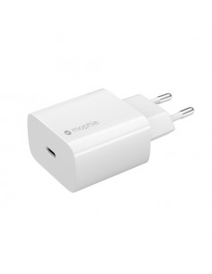 mophie 409908422 Caricabatterie per dispositivi mobili Computer portatile, Smartphone, Tablet Bianco AC Ricarica rapida Interno