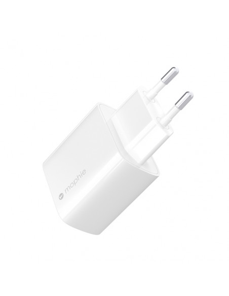 mophie 409908422 Caricabatterie per dispositivi mobili Computer portatile, Smartphone, Tablet Bianco AC Ricarica rapida Interno