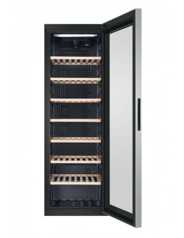 Haier Wine cellar HWS188GAE Libera installazione Nero 188 bottiglia/bottiglie