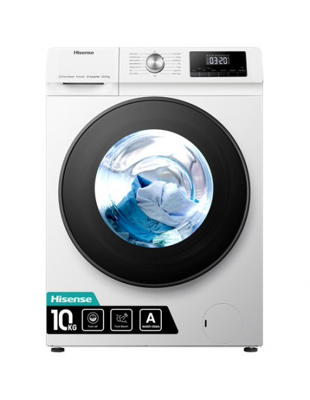 Hisense WDQA1014EVJM lavasciuga Libera installazione Caricamento frontale Bianco D