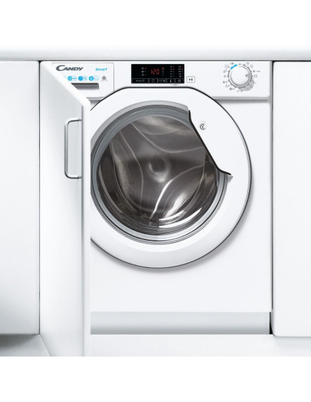 Candy Smart CBD 485D1E/1-S lavasciuga Da incasso Caricamento frontale Bianco E