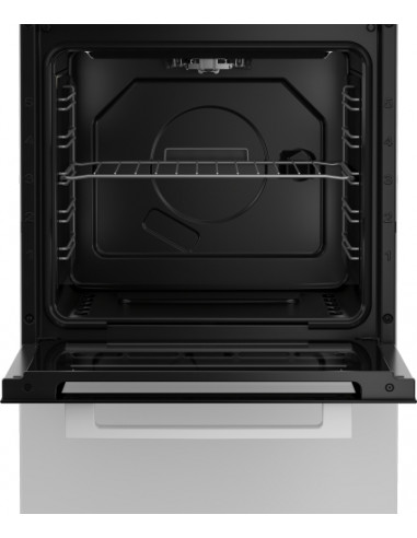 Beko FSG522DWC Cucina Gas Nero, Bianco