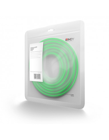 Lindy 48046 cavo di rete Verde 0,5 m Cat6 U/UTP (UTP)