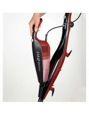 Ariete 2764 Evo 2 in 1 - Scopa Elettrica con filo - Aspirapolvere e Aspirabriciole - Tecnologia ciclonica senza sacco - Filtro H