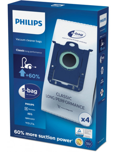 Philips s-bag Sacchetti per aspirapolvere FC8021/03