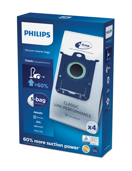 Philips s-bag Sacchetti per aspirapolvere FC8021/03