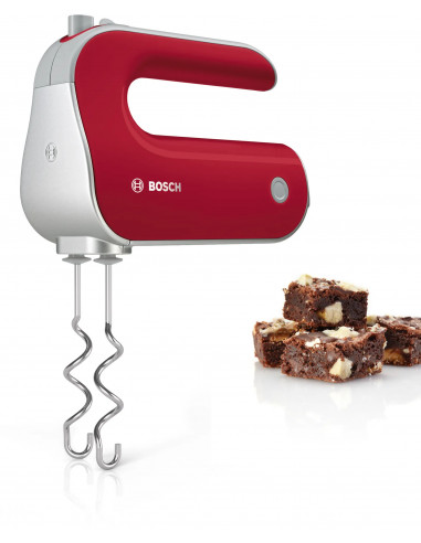 Bosch MFQ40303 Sbattitore Styline Colour 500 W Rosso, Argento