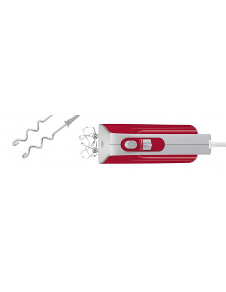 Bosch MFQ40303 Sbattitore Styline Colour 500 W Rosso, Argento