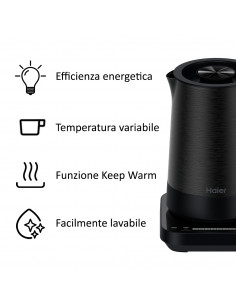 Haier SERIE 5, Bollitore, Nero, HKE5A 011 2