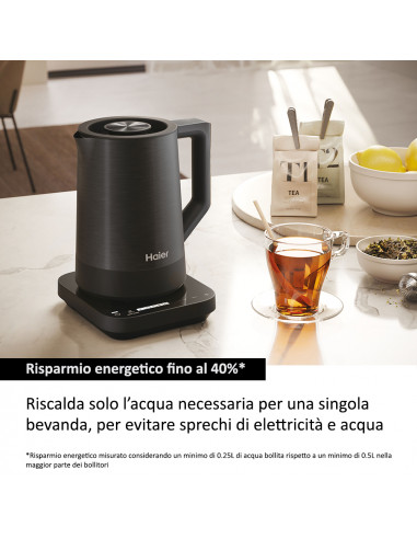 Haier SERIE 5, Bollitore, Nero, HKE5A 011