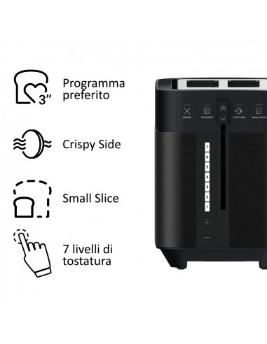 Haier SERIE 5, Tostapane, Nero, HTO5A3 011