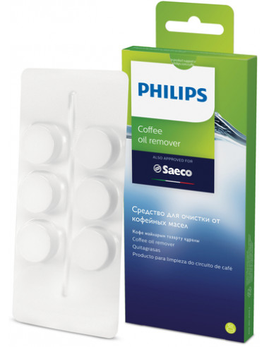 Philips Pastiglie per la rimozione dei residui grassi del caffè CA6704/10
