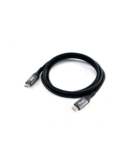 Equip 128381 Cavo USB 4 Gen 3 da C a C, M/M, 1,2 m, PD3.1 240W, 8K/60Hz, 40Gbps, nero