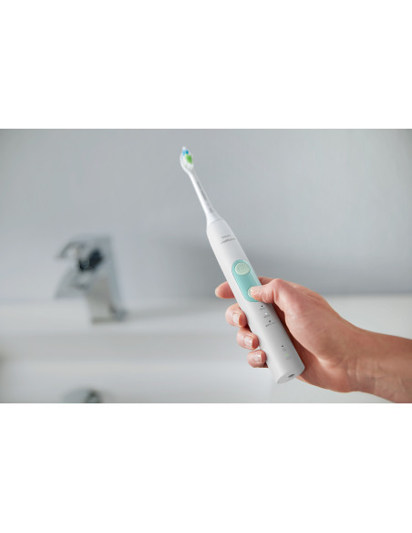 Philips Sonicare ProtectiveClean 5100 4500 series Spazzolini Elettrico Sonici, con custodia da viaggio, confezione da 1 Spazzoli
