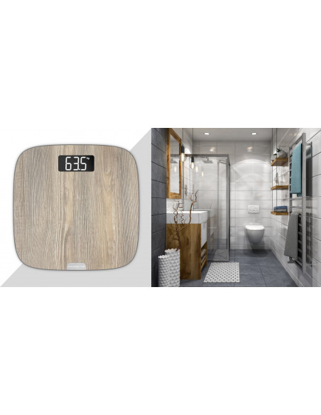 Rowenta BS1600 bilance pesapersone Quadrato Legno Bilancia pesapersone elettronica