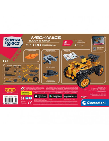 Clementoni Science & Jeu construction BUGGY E QUAD