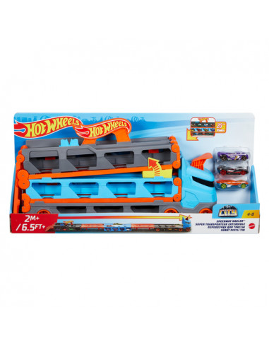 Hot Wheels City HW Camion 2in1 Trasport+Pista