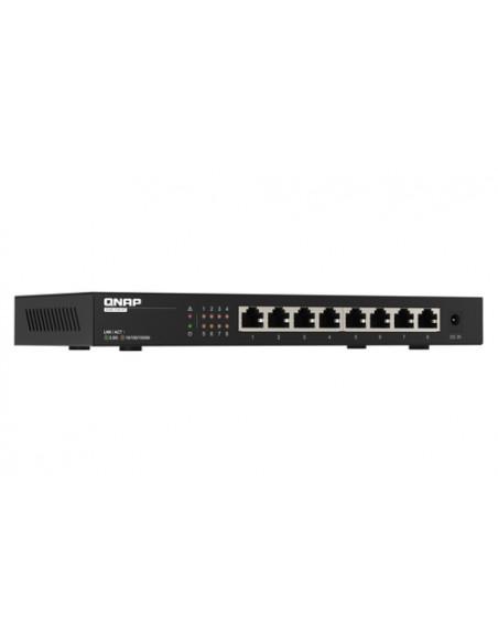 QNAP QSW-1108-8T switch di rete Non gestito 2.5G Ethernet (100/1000/2500) Nero