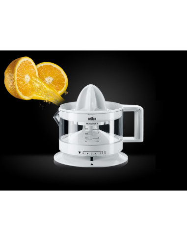 Braun TributeCollection CJ 3000 spremiagrumi elettrico 0,35 L 20 W Trasparente, Bianco