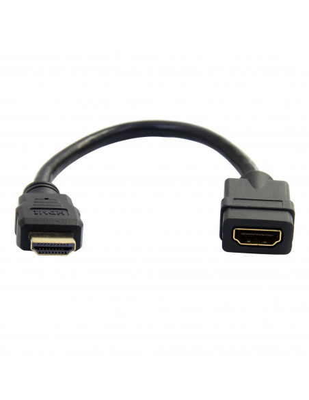 StarTech.com HDMIEXTAA6IN cavo HDMI 0,152 m HDMI tipo A (Standard) Nero