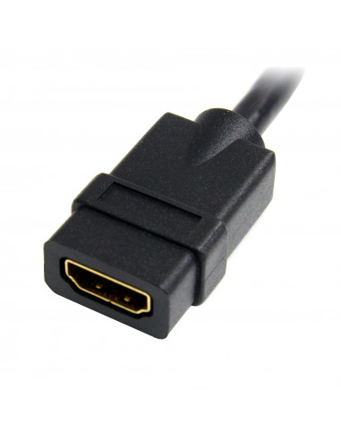 StarTech.com HDMIEXTAA6IN cavo HDMI 0,152 m HDMI tipo A (Standard) Nero