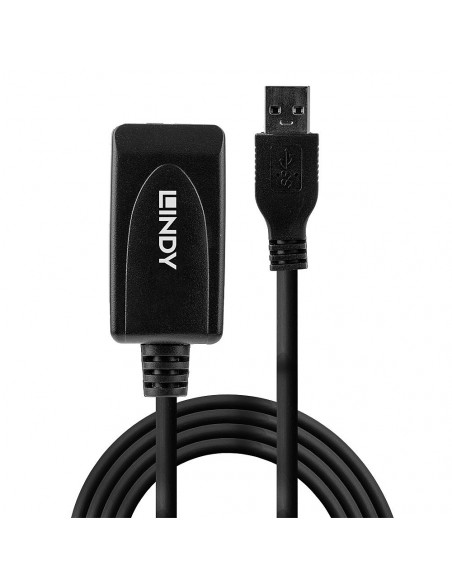 Lindy 43155 cavo USB USB 3.2 Gen 1 (3.1 Gen 1) 5 m USB A Nero