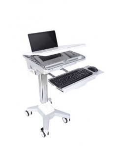 Multibrackets 0766 carrello e supporto multimediale Argento, Bianco Computer portatile Carrello multimediale 2