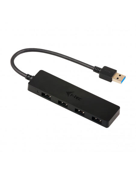 i-tec Advance U3HUB404 hub di interfaccia USB 3.2 Gen 1 (3.1 Gen 1) Type-A 5000 Mbit/s Nero