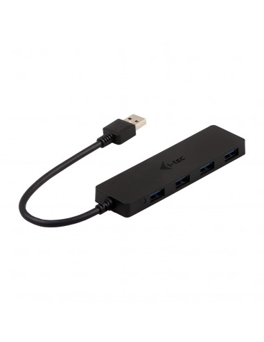 i-tec Advance U3HUB404 hub di interfaccia USB 3.2 Gen 1 (3.1 Gen 1) Type-A 5000 Mbit/s Nero