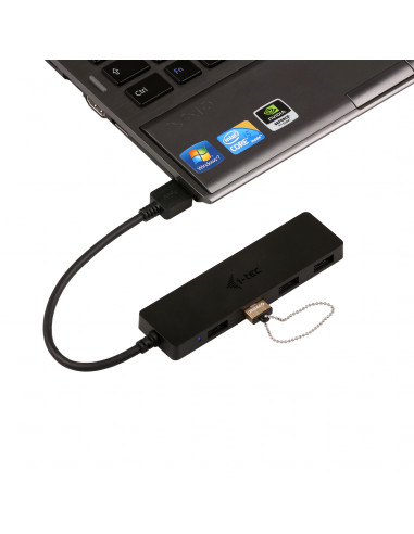 i-tec Advance U3HUB404 hub di interfaccia USB 3.2 Gen 1 (3.1 Gen 1) Type-A 5000 Mbit/s Nero