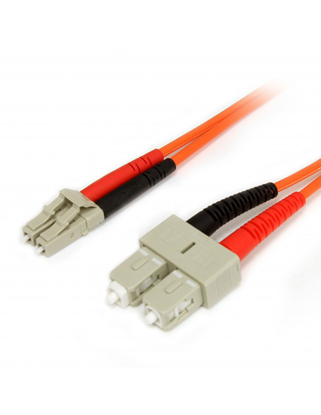 StarTech.com Cavo patch duplex in fibra multimodale 62,5/125 1 m LC - SC