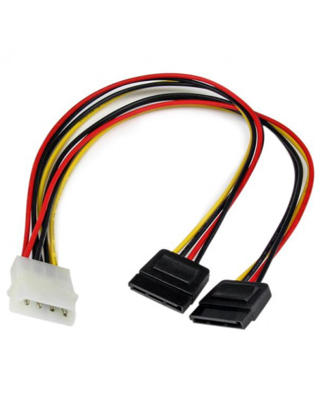 StarTech.com Cavo adattatore LP4 di alimentazione a Y, 2 x SATA, 30 cm