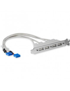StarTech.com Adattatore piastra slot USB A femmina 4 porte