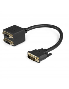 StarTech.com Cavo splitter video digitiale DVI-D a 2 DVI-D da 30 cm - M/F