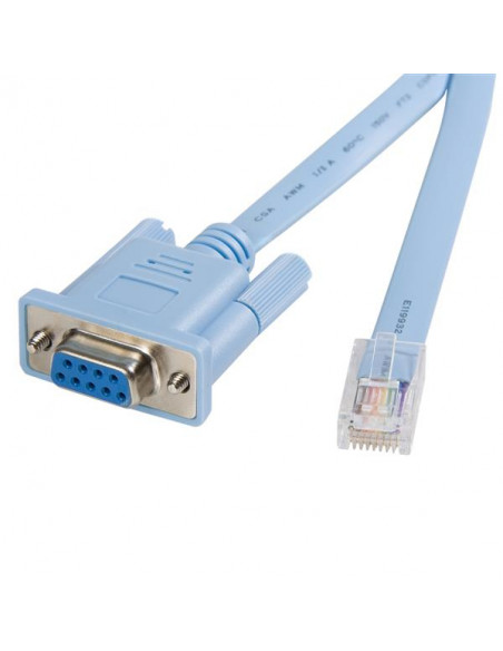 StarTech.com Cavo gestione console router Cisco RJ45 a DB9 da 1,8m Maschio/Femmina