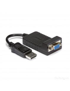 StarTech.com Adattatore da DisplayPort a VGA - Convertitore attivo da DP a VGA - Video 1080p - Resistente - Cavo monitor DP/DP++