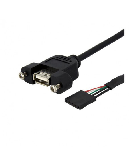 StarTech.com Cavo pannello USB 30 cm - Cavo USB A a collettore scheda madre F/F