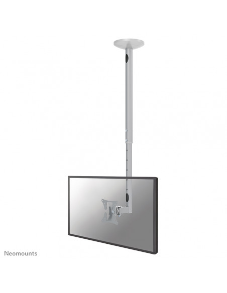 Neomounts FPMA-C050SILVER Supporto monitor/TV a soffitto 10-30" - alt. 60-85 cm
