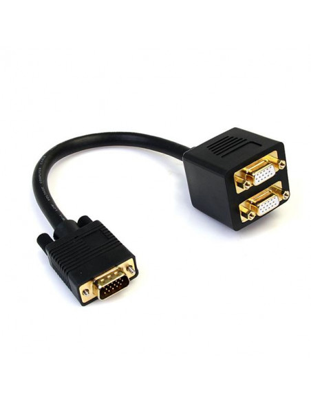 StarTech.com Cavo Sdoppiatore VGA a 2 uscite VGA - Cavo Y splitter VGA a doppia uscita VGA - M/F da 30 cm