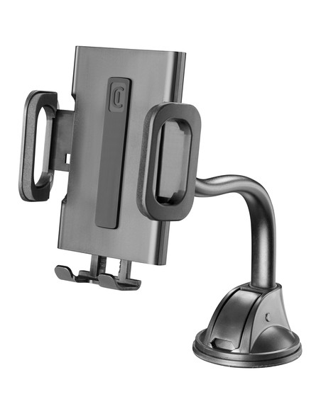 Cellularline Hug Flexi - Universal Supporto smartphone da auto con fissaggio a ventosa